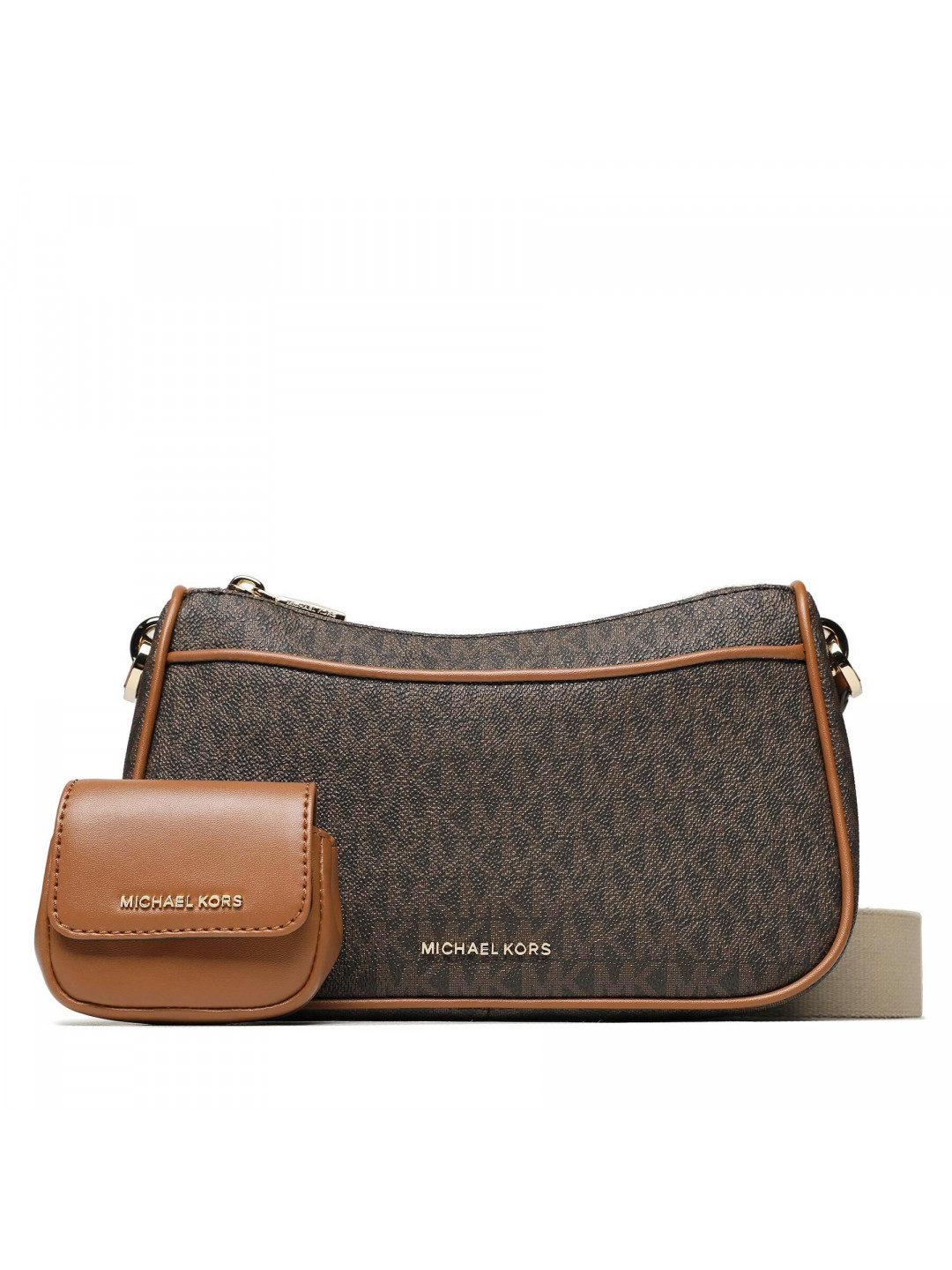 Kabelka MICHAEL Michael Kors Jet Set 32S3GJ6C8B Hnědá